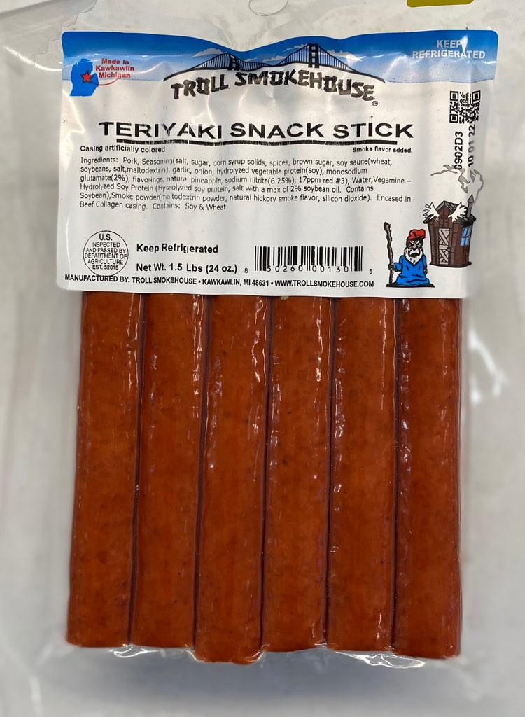1.5# Teriyaki Snack Sticks