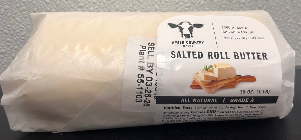 Amish Butter 1# Roll