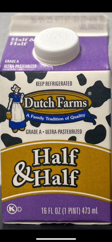 FROZEN 16oz Half & Half
