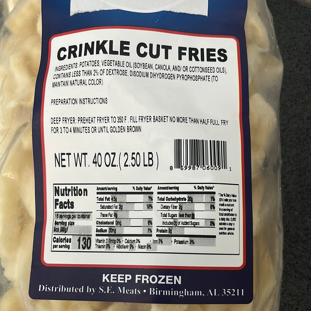 Pick 5 Crinkle Cut Fries