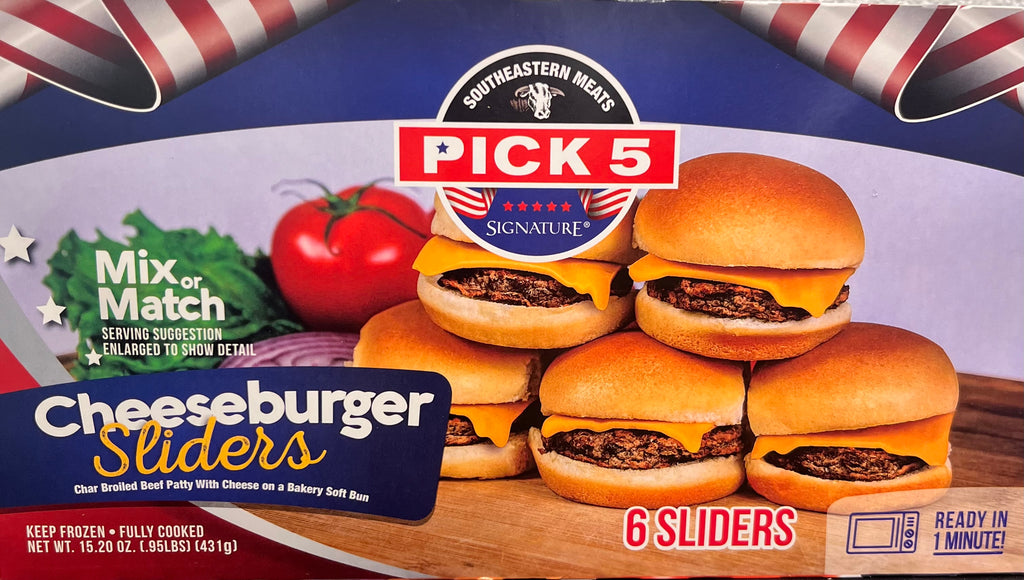 Pick 5 Cheeseburger Sliders