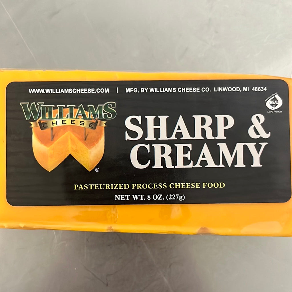 8oz Sharp & Creamy Cheese Block