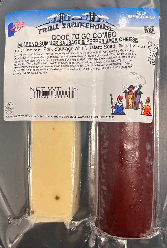 GTG Jalapeno Summer Sausage & Pepper Jack Cheese
