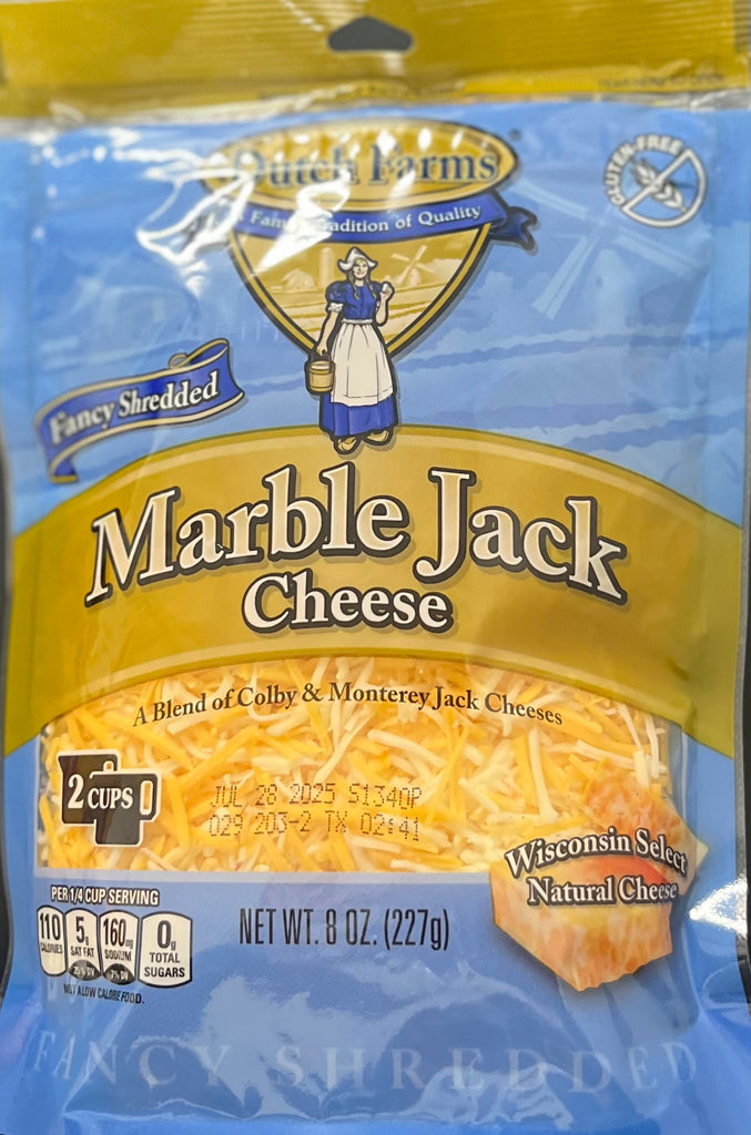 8oz Marble Jack Shredded Cheese