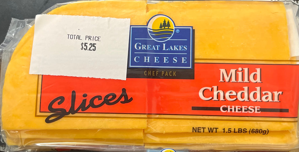 1.5# Mild Cheddar Cheese Great Lakes