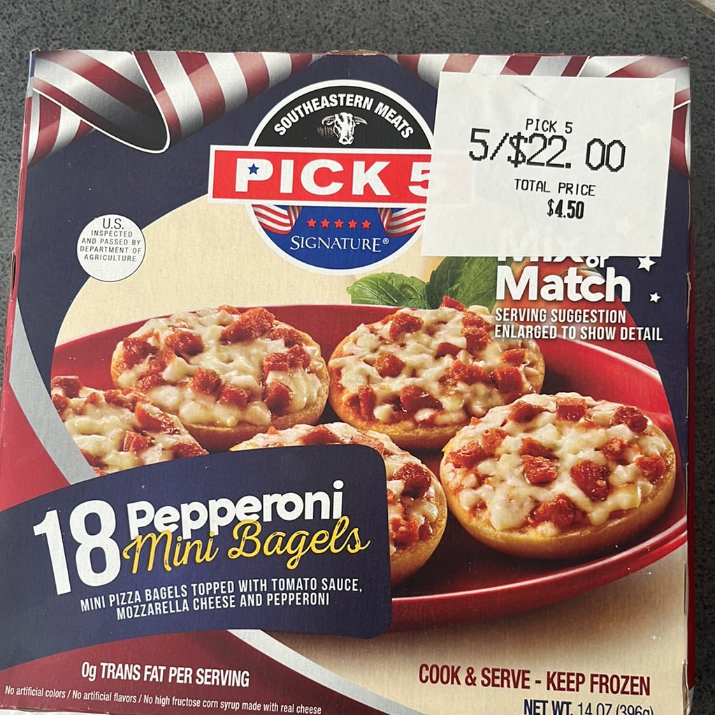 Pick 5 Pepperoni Pizza Bagels