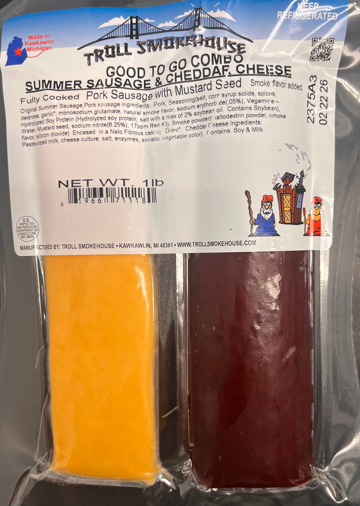 GTG Summer Sausage & Cheddar Cheese