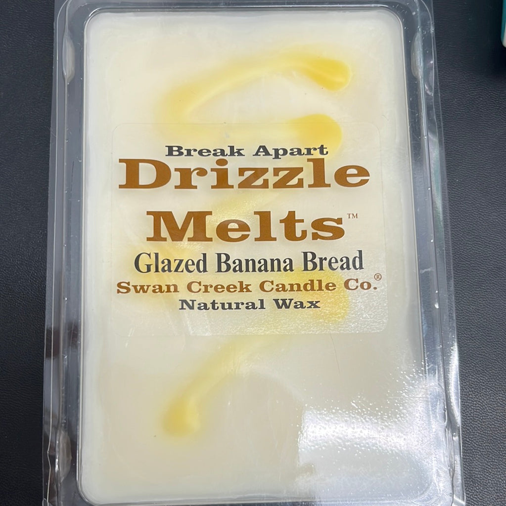 Glazed Banana Bread - Drizzle Melts