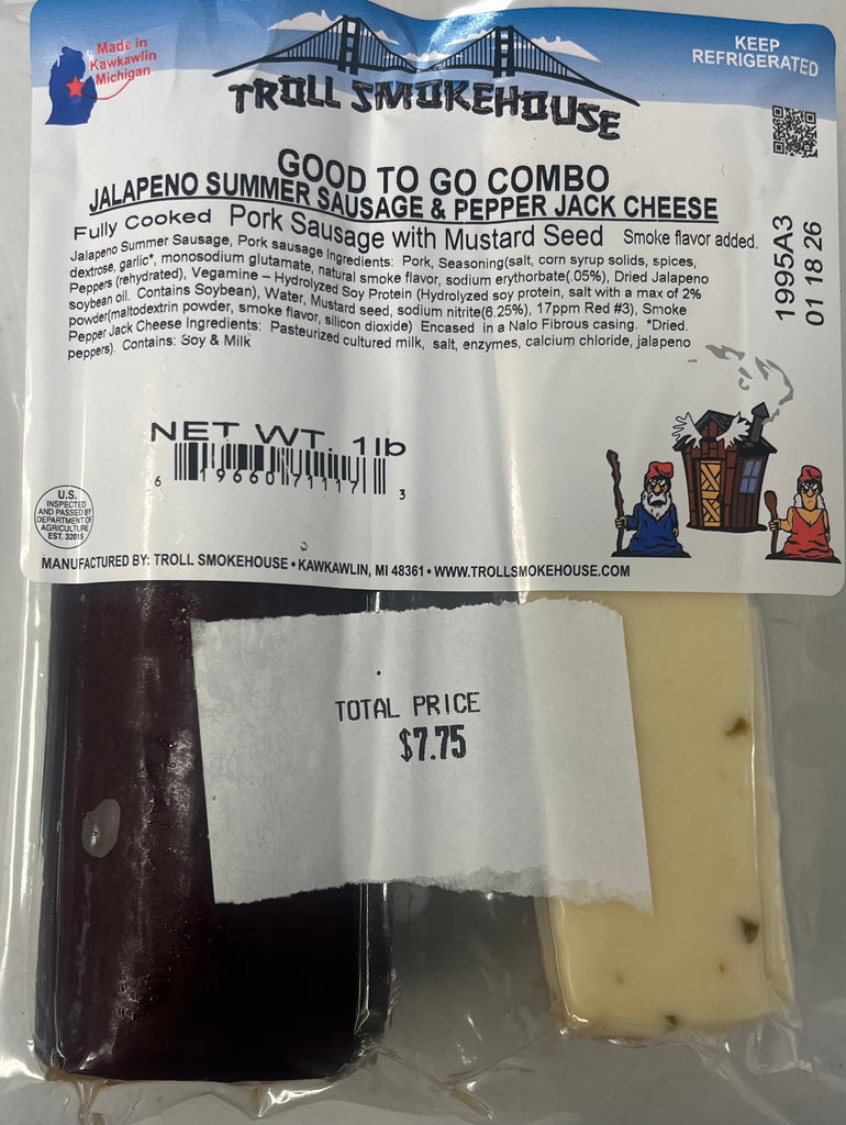 GTG Jalapeno Summer Sausage & Pepper Jack Cheese