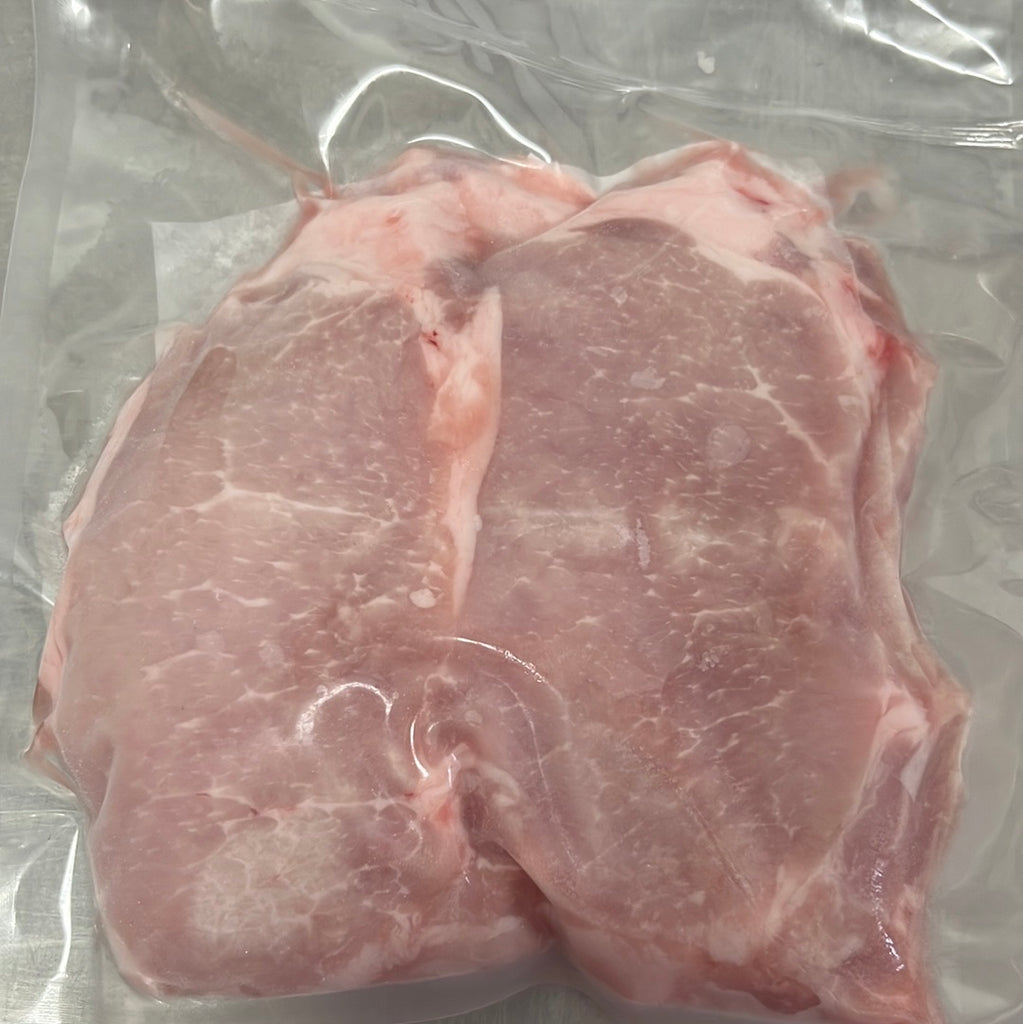4 piece THIN CUT Boneless Pork Chops - $3.00/lb