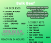 Bulk Beef