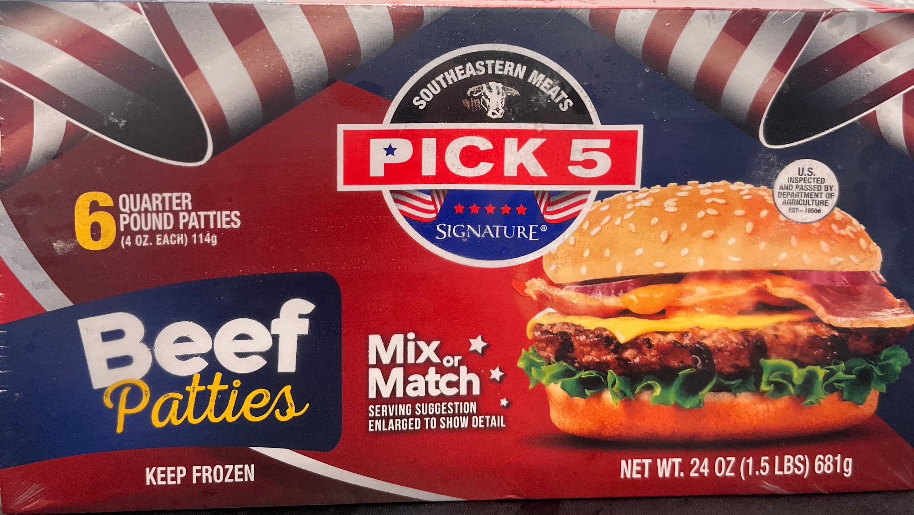Pick 5 Beef Patties – Brewer Livestock