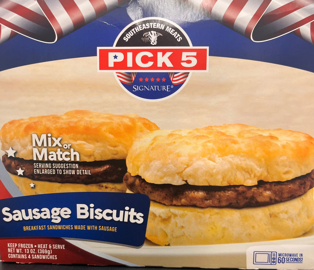 Pick 5 Sausage Biscuits