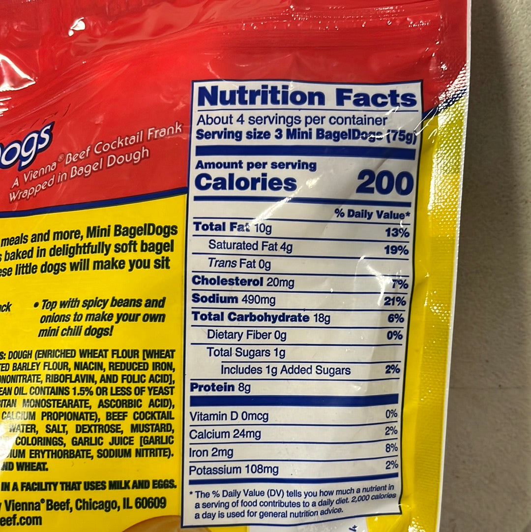 Vienna Mini Bagel Dogs Brewer Livestock