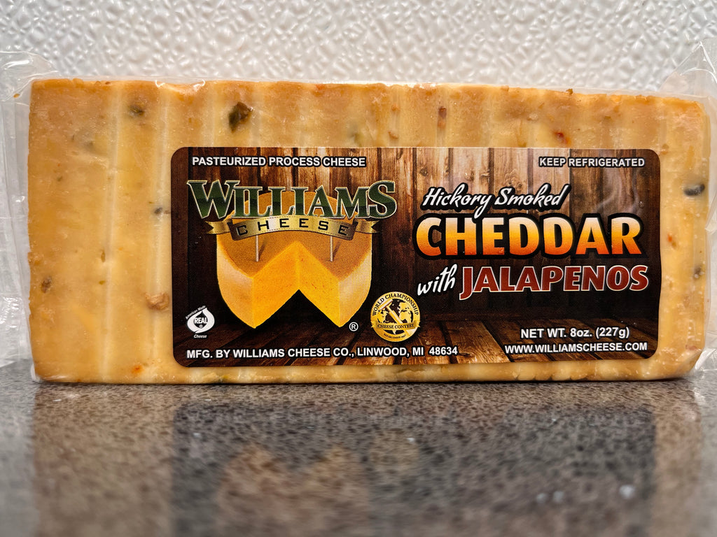 8oz Hickory Smoked Cheddar with Jalapenos