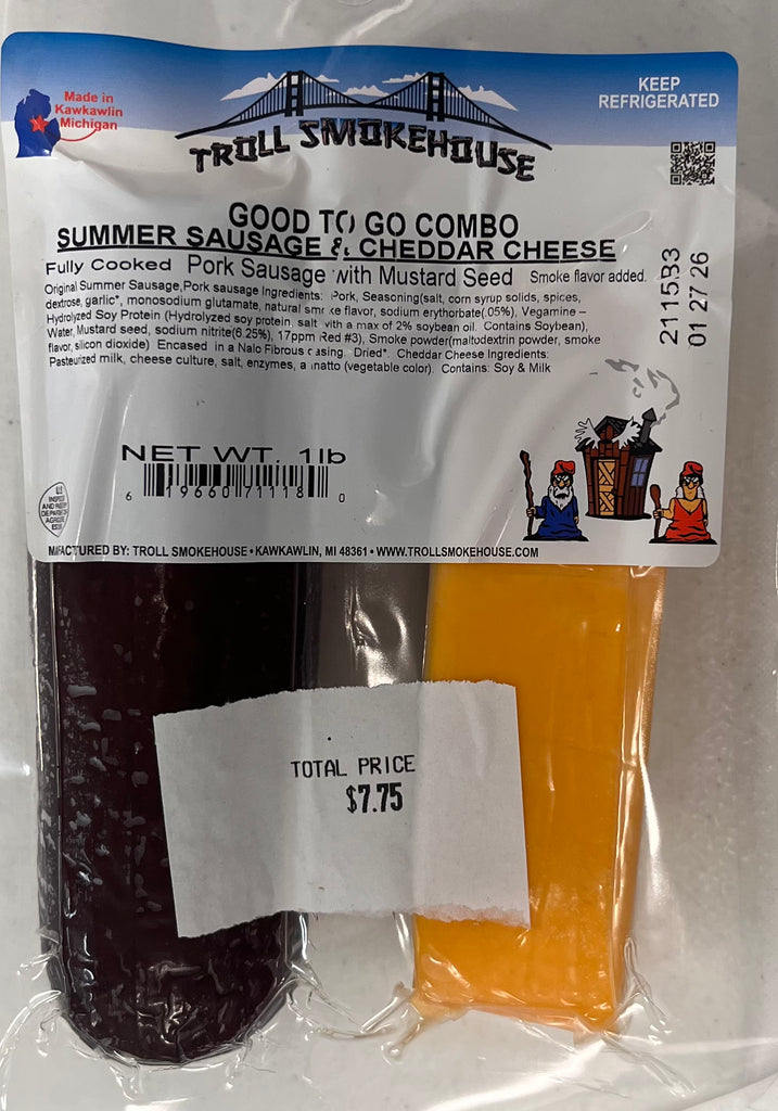 GTG Summer Sausage & Cheddar Cheese