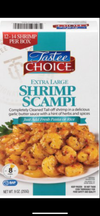 9oz Extra Large Shrimp Scampi