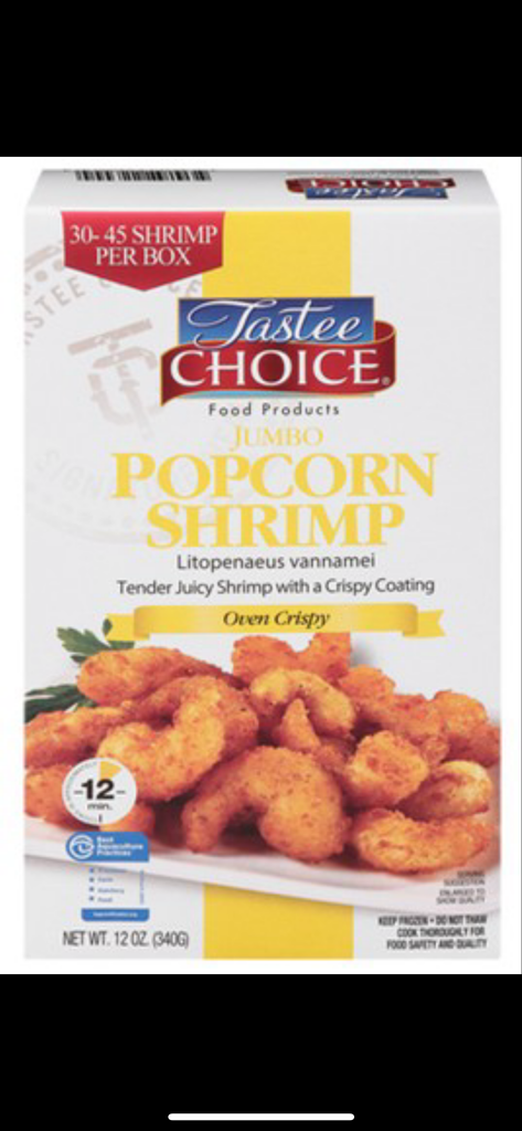 12oz Jumbo Popcorn Shrimp