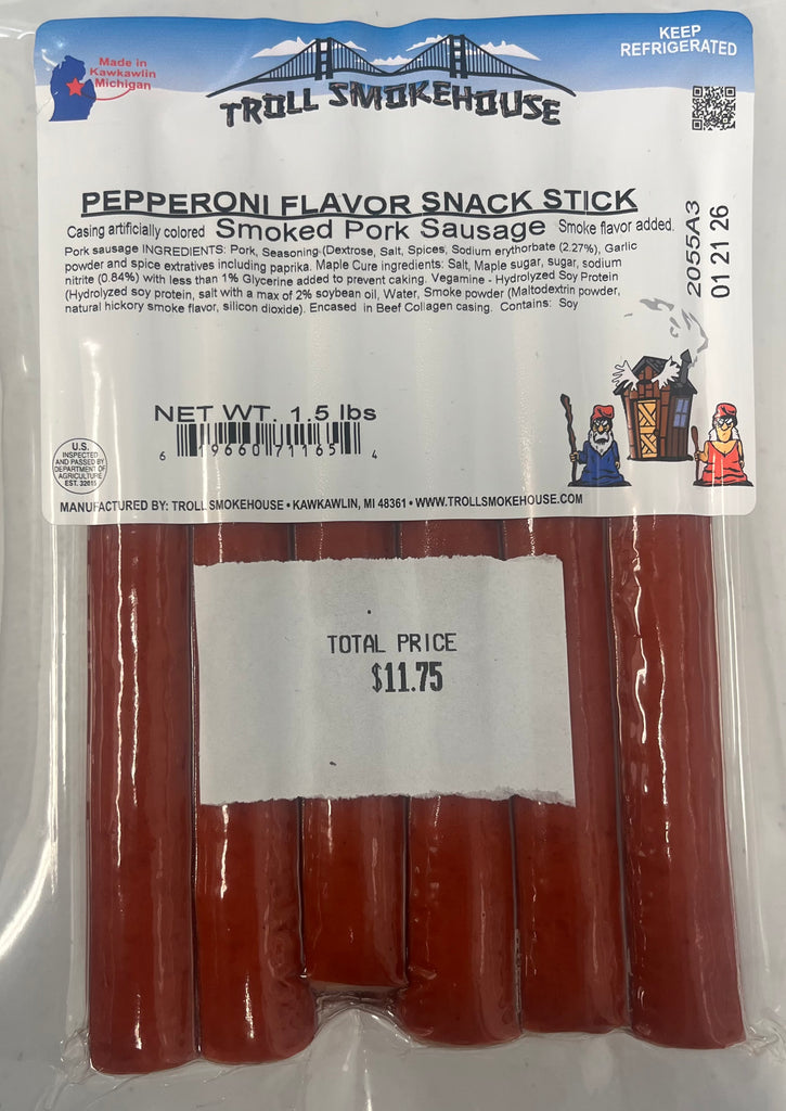 1.5# Pepperoni Flavor Snack Stick