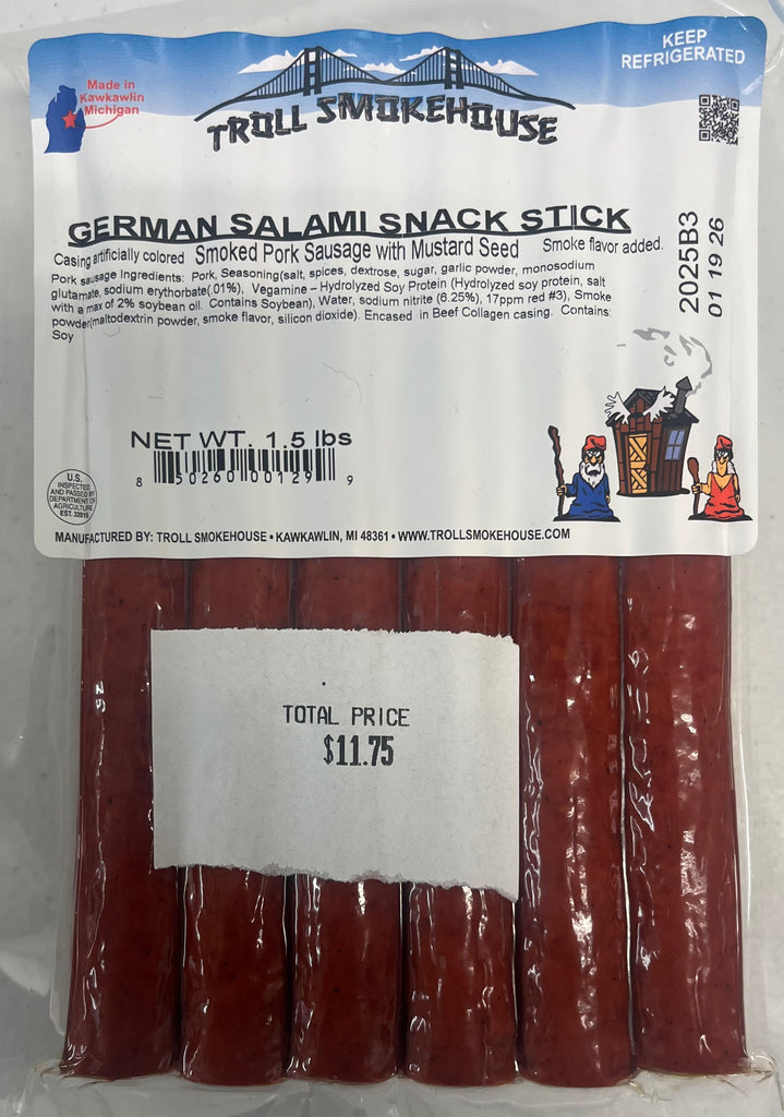 1.5# German Salami Snack Stick