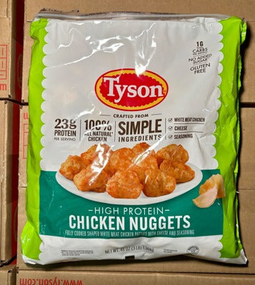 3# Tyson High Protein Cheese Chicken Nuggets