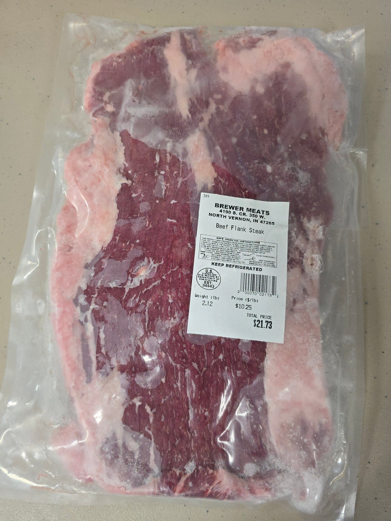 Approx 2# Beef Flank Steak - $10.25/lb