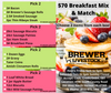 $70 Breakfast Mix & Match