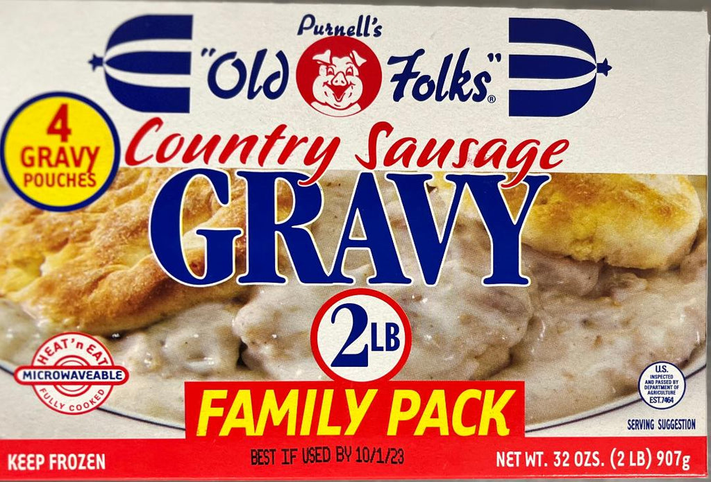 Purnell 2# Country Sausage Gravy Family Pack