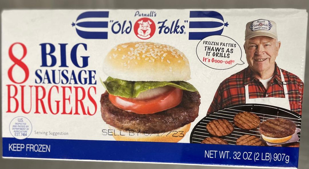 8ct Purnell Big Sausage Burgers